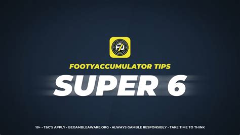 super 6 tips and correct score predictions|Super 6 Tips .